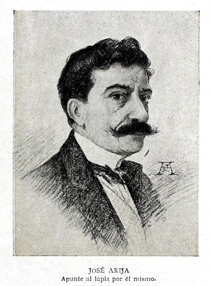 1904-06-18, Blanco y Negro, José Arija, apunte al lápiz por él mismo