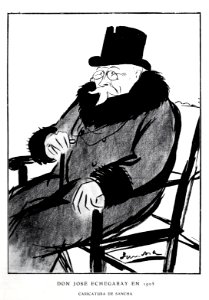 1905-03-18, Blanco y Negro, Don José Echegaray en 1905, Sancha
