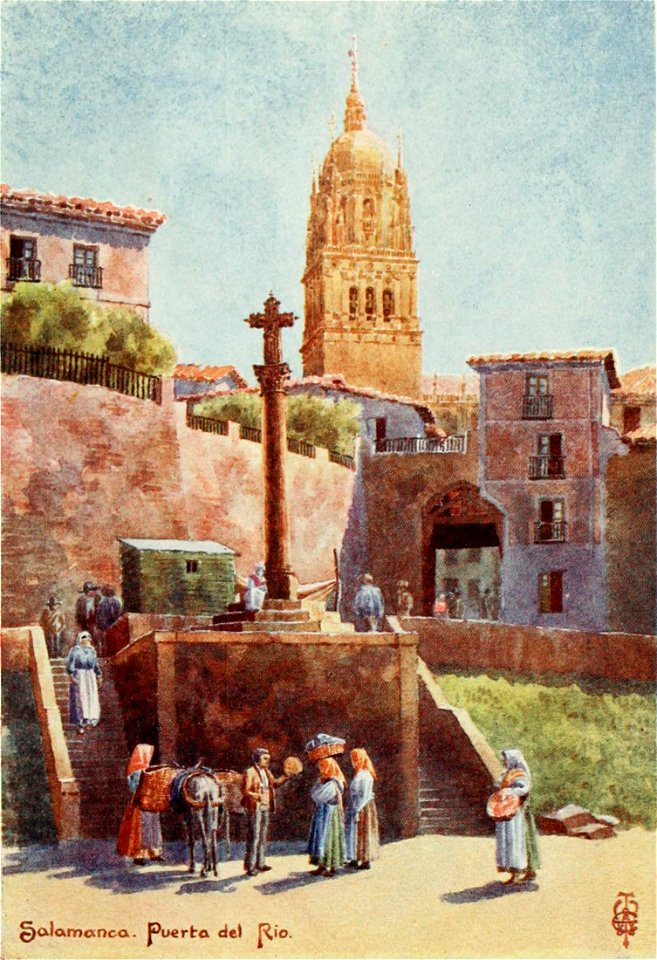 1906, Northern Spain, pp. 168-169, Salamanca. Puerta del Rio