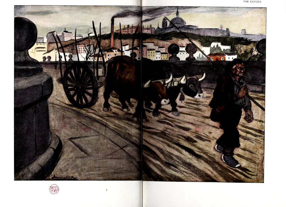 1906-01-27, Blanco y Negro, A paso de carreta, Sancha