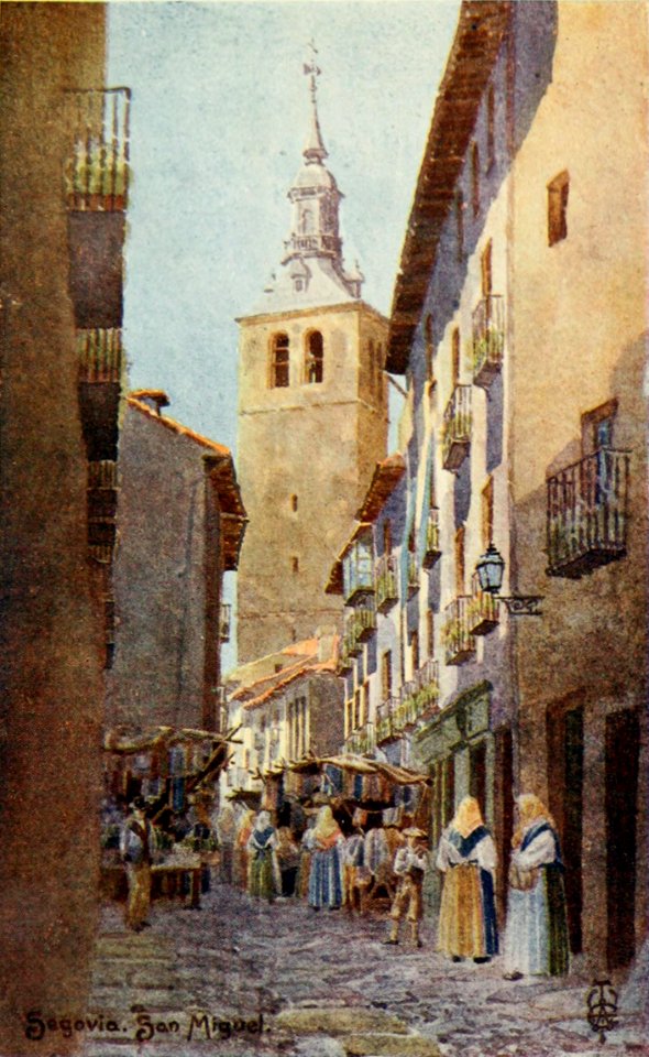 1906, Northern Spain, pp. 238-239, Segovia. San Miguel