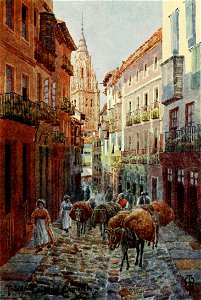 1906, Northern Spain, pp. 204-205, Toledo. Calle del Comercio