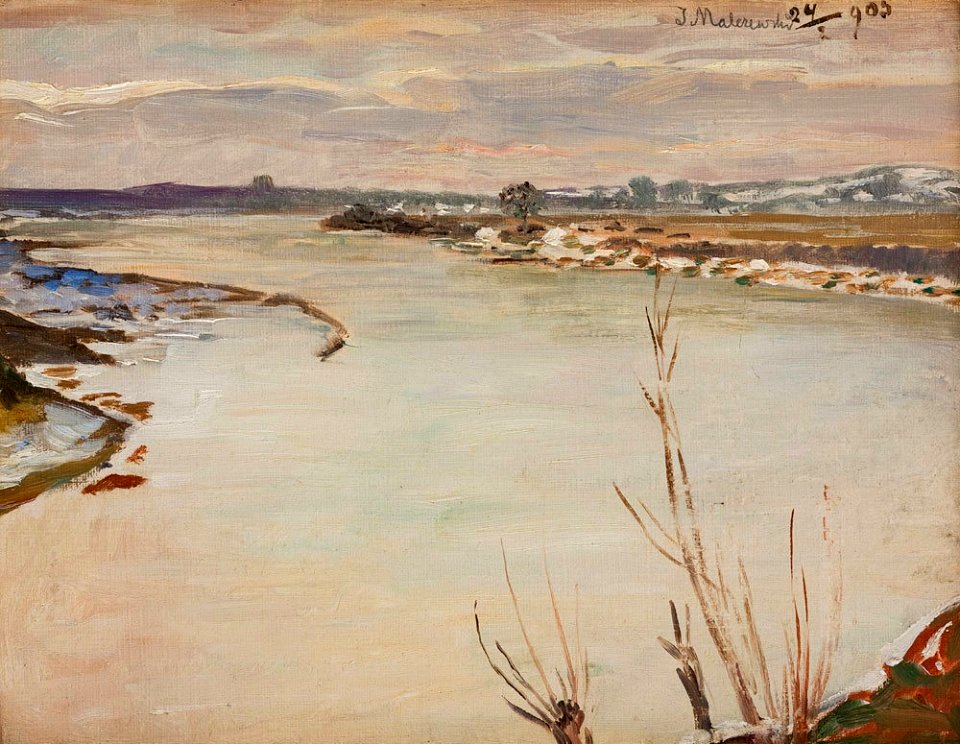 Jacek Malczewski - Wiosenne roztopy 1905