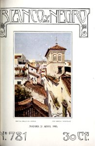 1906-04-21, Blanco y Negro, Sevilla, Calle del Espejo, García y Rodríguez