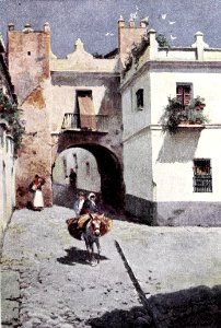 1906-02-17, Blanco y Negro, Puerta de Rota (Sanlúcar), García y Rodríguez (cropped)