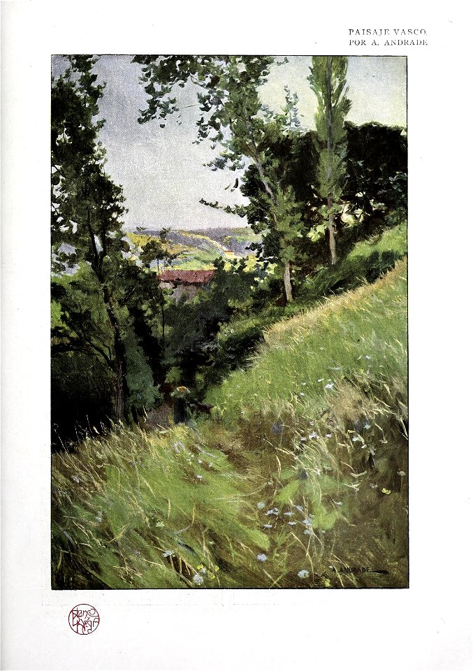 1905-05-27, Blanco y Negro, Paisaje vasco, Andrade