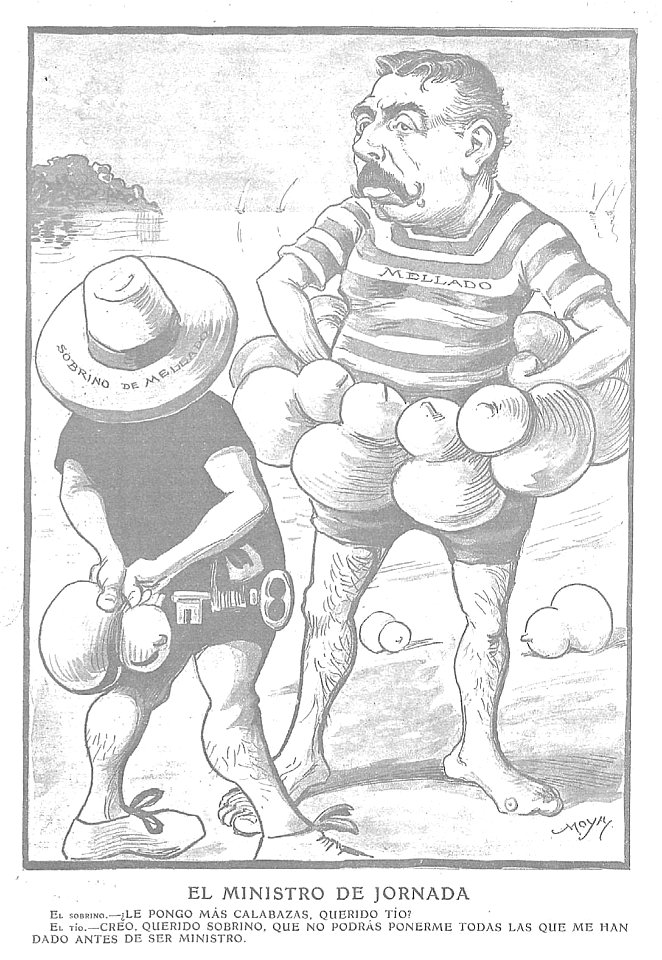 1905-07-16, Gedeón, El ministro de jornada, Moya