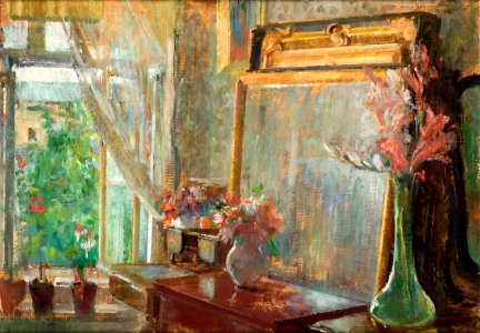 Olga Boznańska 1906 Wnetrze pracowni 1