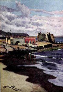 1907, Blanco y Negro, Castillo de Santa Catalina (Las Palmas), Martínez Abades (cropped)