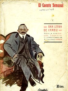 1907-02-22, El Cuento Semanal, Una letra de cambio, de Joaquín Dicenta, Sancha