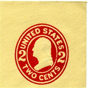 1907 US Stamped Envelope 2 cents