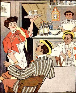 1907-05-22, ¡Alegría!, En la horchatería, Sancha (cropped)