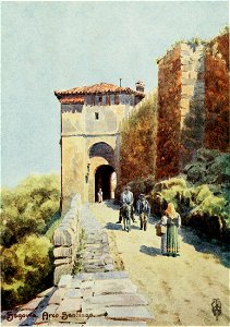1906, Northern Spain, pp. 252-253, Segovia. Arco Santiago