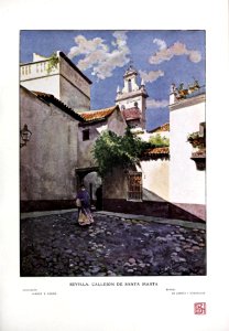 1907-06-22, Blanco y Negro, Sevilla, Callejón de Santa Marta, García y Rodríguez