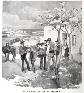 1907-05-25, Blanco y Negro, Los oficios, el morenero, Huertas