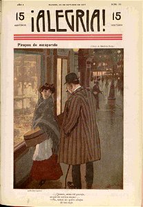 1907-10-23, ¡Alegría!, Piropos de escaparate, Medina Vera