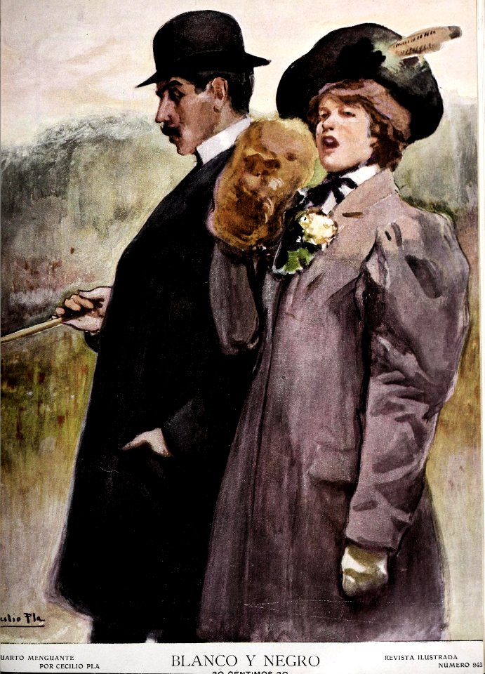 1907-06-29, Blanco y Negro, Cuarto menguante, Cecilio Pla
