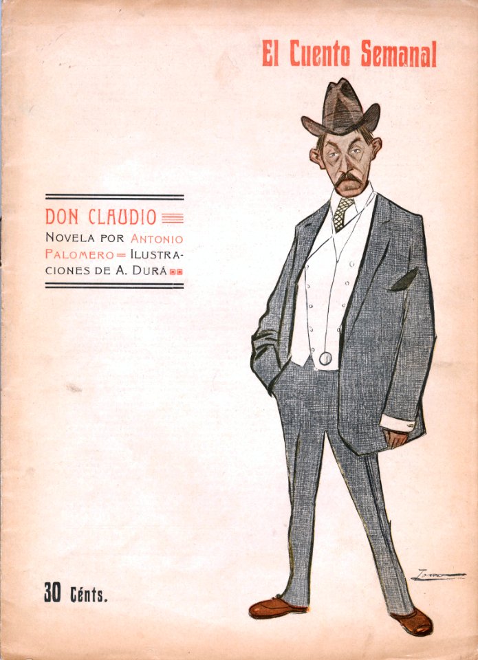 1907-09-20, El Cuento Semanal, Don Claudio, de Antonio Palomero, Tovar