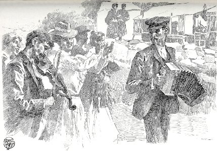 1906-08-11, Blanco y Negro, En las Ventas del Espíritu Santo, De juerga, Huertas (cropped)