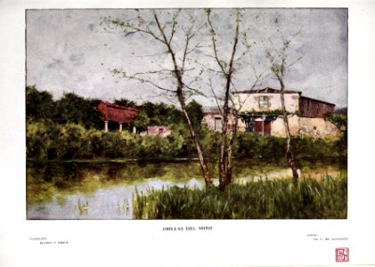 1907-06-15, Blanco y Negro, Orillas del Miño, Avendaño