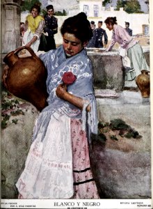 1907-09-21, Blanco y Negro, En la fuente, Huertas