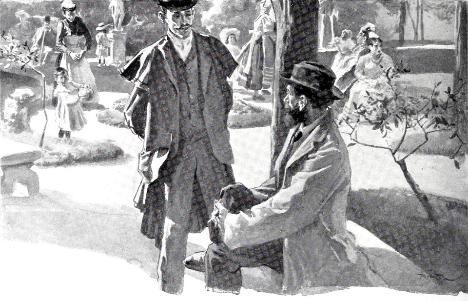 1908-04-11, Blanco y Negro, Una escena ridícula, Huertas (cropped)