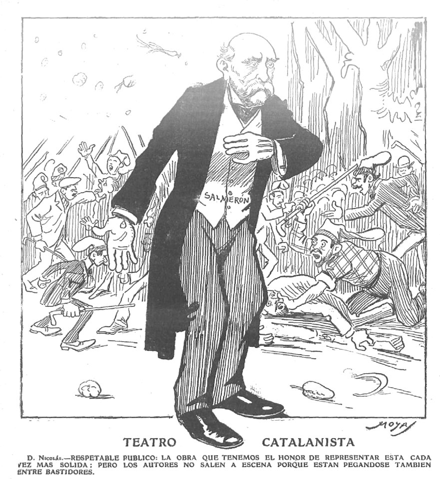 1908-02-02, Gedeón, Teatro catalanista, Moya
