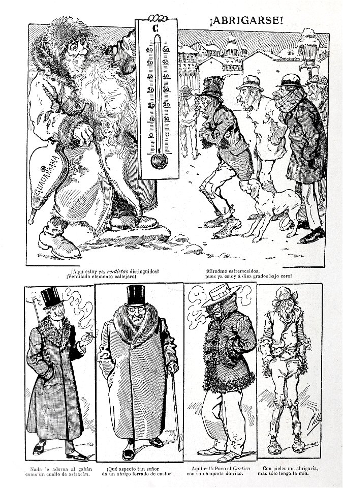 1908-01-04, Blanco y Negro, ¡Abrigarse!, Cilla