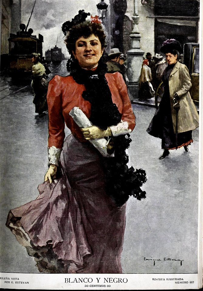 1908-05-02, Blanco y Negro, Madrileña neta, Estevan