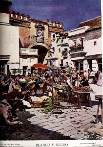 1907-03-09, Blanco y Negro, Sevilla, Postigo del Aceite, García y Rodríguez