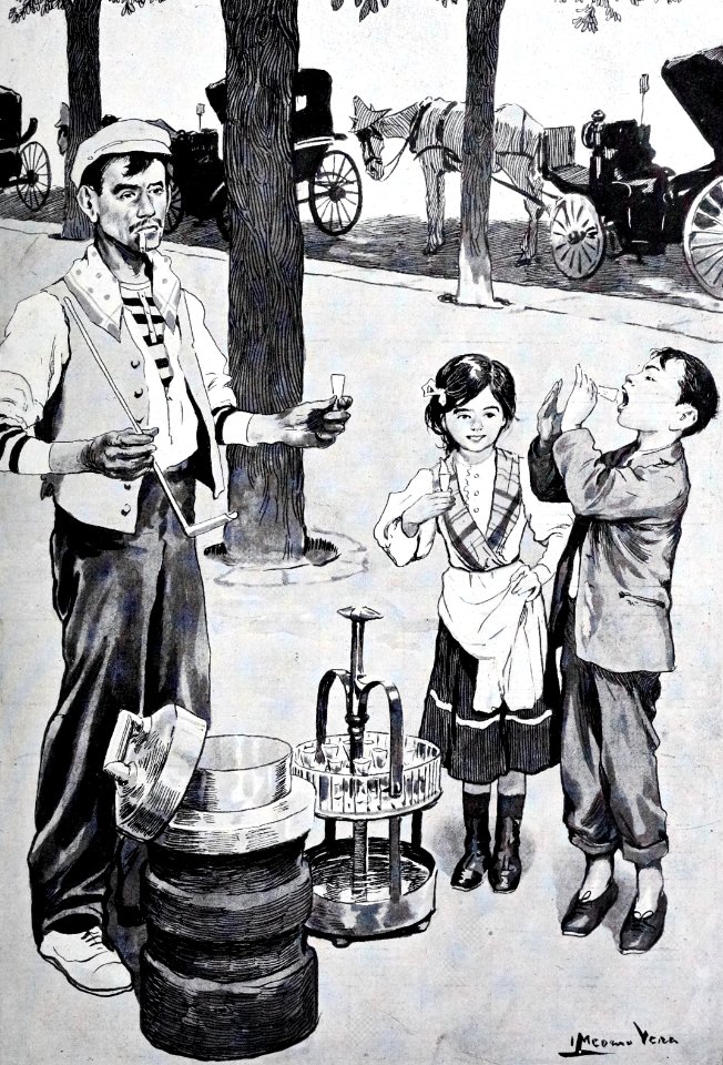 1908-07-18, Blanco y Negro, Placeres del estío, Medina Vera (cropped)