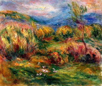 Renoir Landscape near Cagnes-sur-Mer