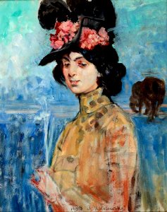 Jacek Malczewski - Portret Zofii Atteslander 1908
