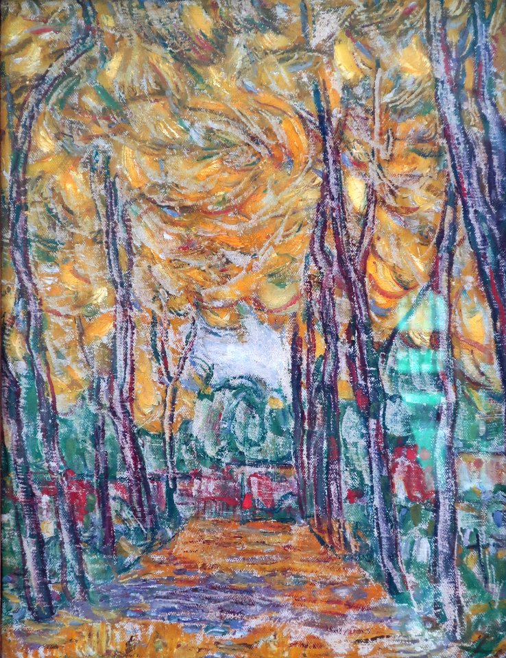 1909 Rohlfs Friedhof in Weimar