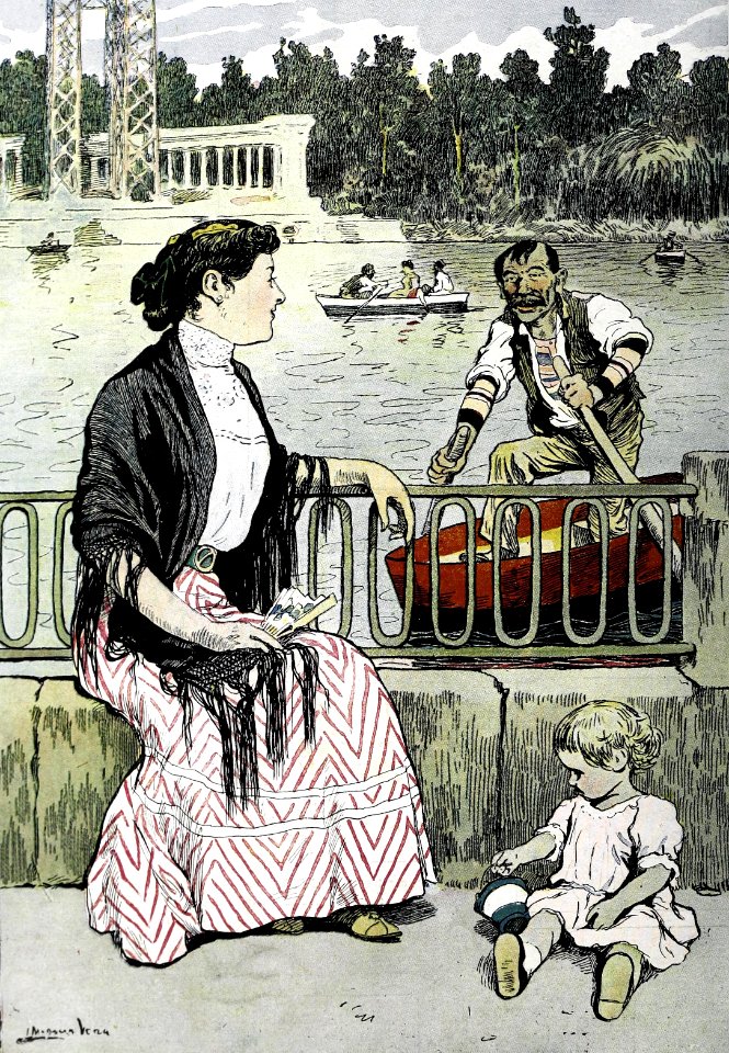 1908-10-03, Blanco y Negro, El mareo dominical, Medina Vera (cropped)