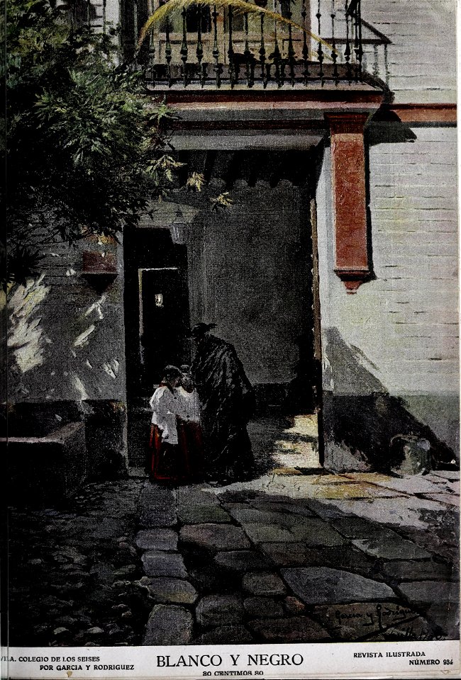 1909-03-27, Blanco y Negro, Colegio de los Seises, García y Rodríguez