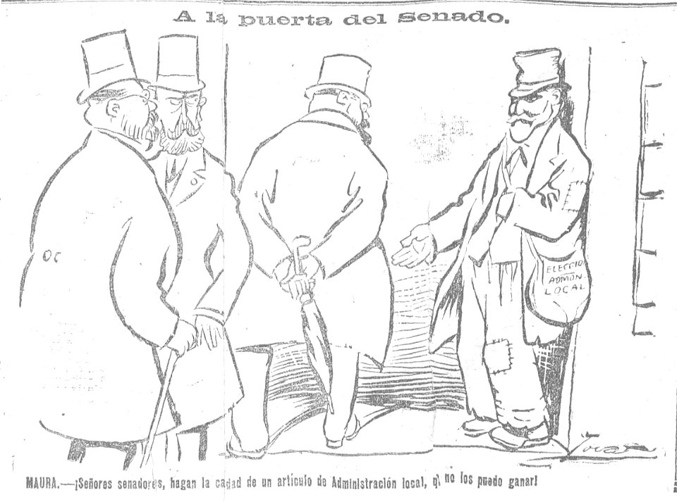 1909-04-01, Heraldo de Madrid, A la puerta del Senado, Tovar