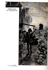 1908-03-07, Blanco y Negro, Presagios de Gerineldo, Méndez Bringa