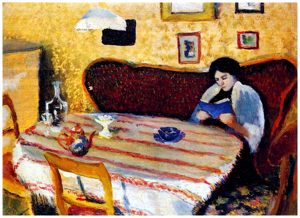 1909AugustMackeUnserWohnzimmerInTegernsee