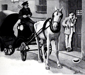 1908-11-10, Blanco y Negro, Cuadros madrileños, Dar posada al peregrino (prosa rimada), Carlos Miranda, Medina Vera (cropped)