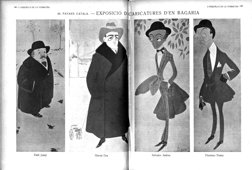 1910-03-04, L'Esquella de la Torratxa, Exposició de caricatures d'en Bagaria, Bagaria