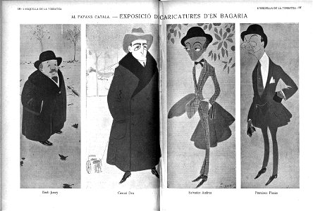 1910-03-04, L'Esquella de la Torratxa, Exposició de caricatures d'en Bagaria, Bagaria
