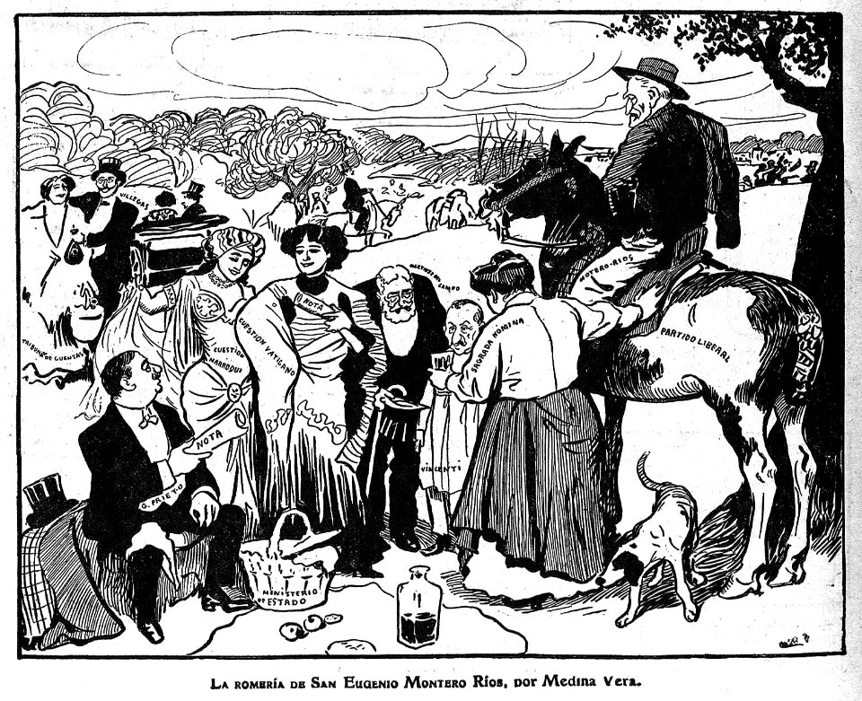 1910-10-02, Gedeón, La romería de san Eugenio Montero Ríos, Medina Vera
