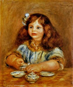 Pierre-Auguste Renoir - Geneviève Bernheim de Villers. Free illustration for personal and commercial use.