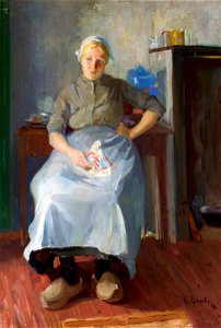 Serov A Breton woman