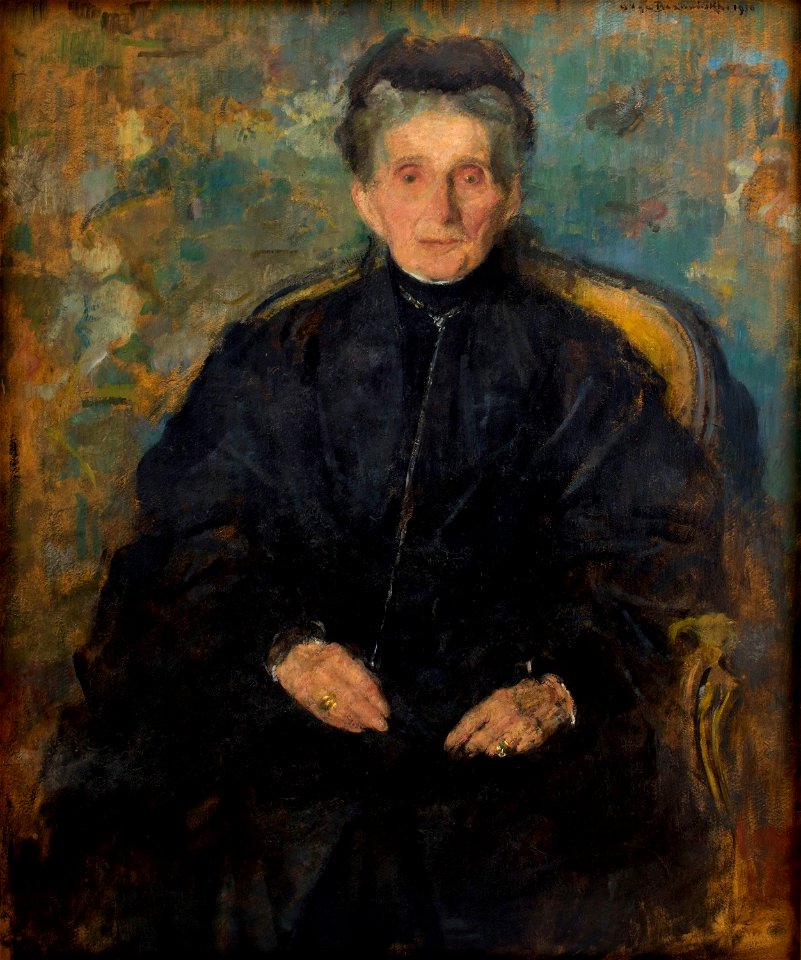 Olga Boznańska 1910 Jadwiga Sapiezyna