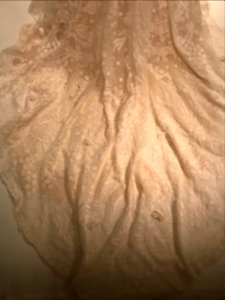 1911 wedding dress of A.M. Pavlova, née Usova (train)