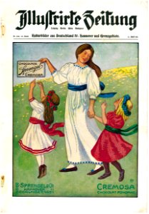 1911-04-20 Illustrirte Zeitung S. 0001 S. I 1. Innentitel Änne Koken Sprengel Schokolade Cremosa