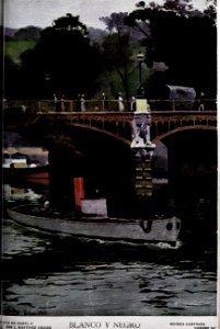1909-09-04, Blanco y Negro, Puente de Isabel II, Martínez Abades