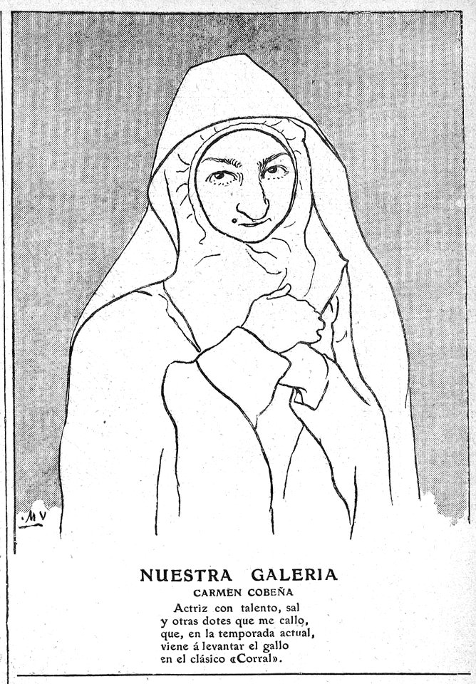 1909-10-10, Gedeón, Carmen Cobeña, Medina Vera